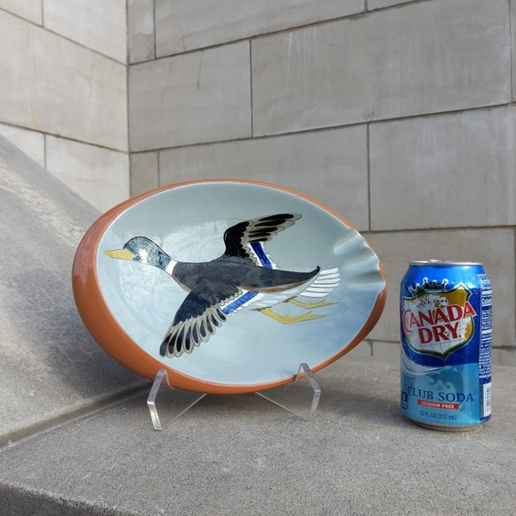 MCM Stangl Pottery, Trenton NJ Sportsman Duck Ashtray - Picture 16 of 17